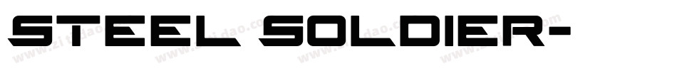 Steel Soldier字体转换
